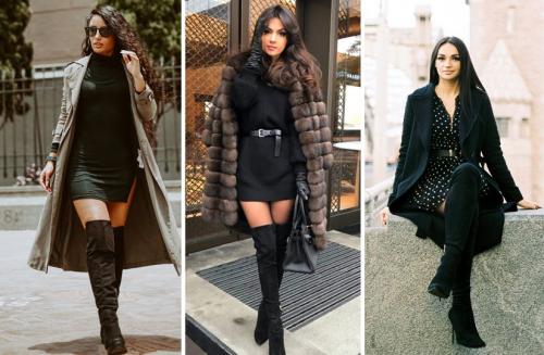 Какие цвета ботфортов на каблуке наиболее популярны в зимний сезон. Шесть образов с ботфортами: как надо и не надо их носить в сезоне 2024/2024 года