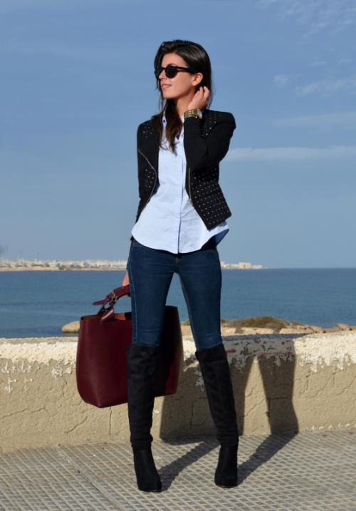 Как правильно ухаживать за ботфортами на каблуке. Ботфорты: как правильно носить?