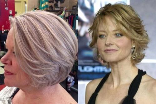 Причёски которые молодят женщину посл.  Красивые стрижки, которые молодят женщину после 40 лет с фото 28