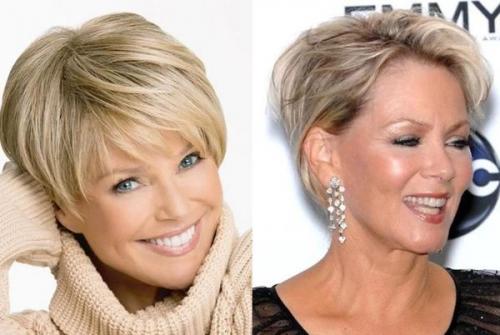 Причёски которые молодят женщину посл.  Красивые стрижки, которые молодят женщину после 40 лет с фото 23