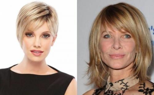 Стрижки для женщин после 45 лет с круглым лицом. Омолаживающие стрижки для женщин после 45 лет – фото с названиями