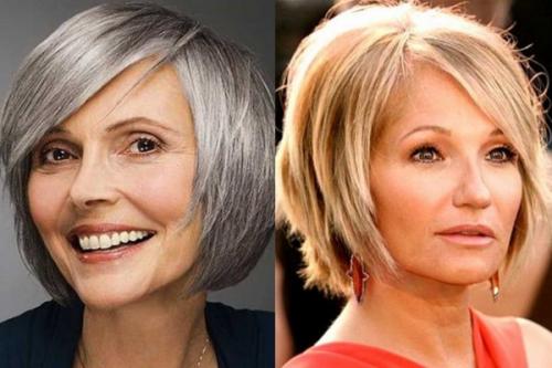 Женские короткие стрижки после 55 лет. Стрижки для женщин после 55 лет, не требующие укладки и фото с названиями