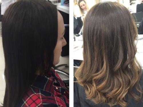 Мелирование челки на тёмные и чёрные волосы. Виды мелирования для темных волос 09 Мелирование челки на тёмные и чёрные волосы. Виды мелирования для темных волос 09