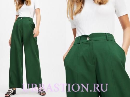 Брюки с Высокой Талией черные женские с Поясом. Разнообразие моделей высоких брюк