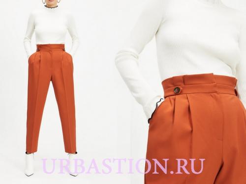 Брюки с Высокой Талией черные женские с Поясом. Разнообразие моделей высоких брюк