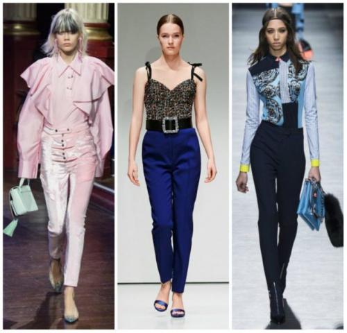 Брюки с высокой талией женские. Про преимущества и недостатки брюк с завышенной талией