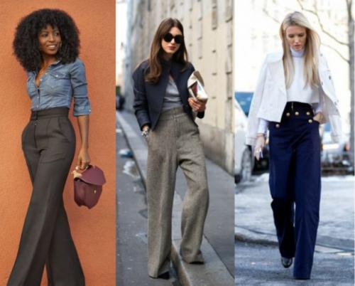 Брюки с высокой талией женские. Про преимущества и недостатки брюк с завышенной талией