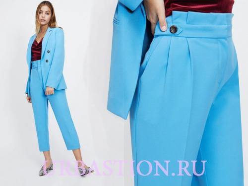 Брюки с Высокой Талией черные женские с Поясом. Разнообразие моделей высоких брюк