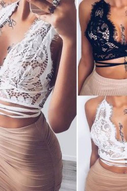 Кружевные топы под пиджак. Праздничные и повседневные варианты