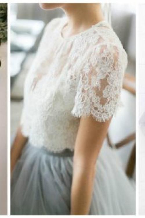 Кружевные топы под пиджак. Праздничные и повседневные варианты