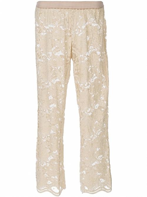 Как носить кружевные брюки