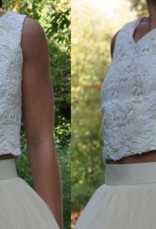 Кружевные топы под пиджак. Праздничные и повседневные варианты