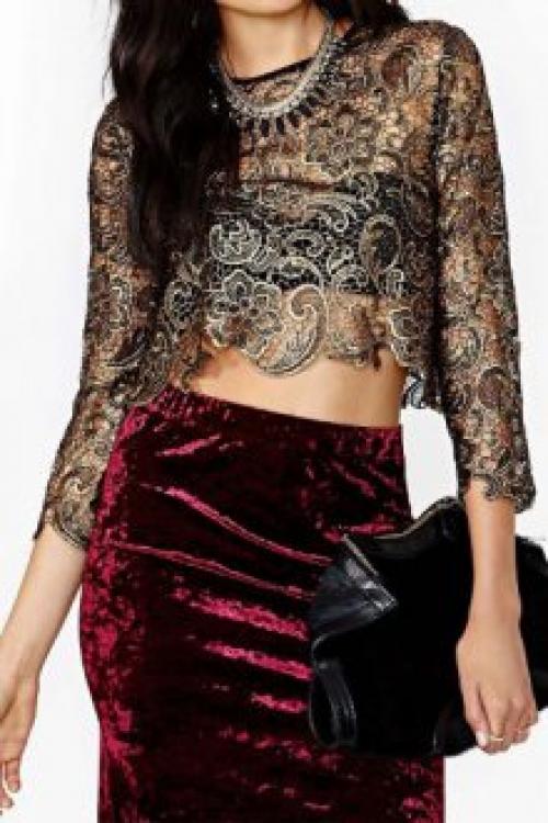 Кружевные топы под пиджак. Праздничные и повседневные варианты