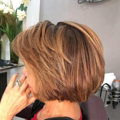 Женские короткие стрижки после 40 лет вид сзади и спереди. Стрижки которые молодят