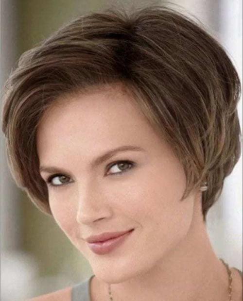 Короткие женские стрижки для круглого лица после 40 лет. Короткая длина – да или нет?