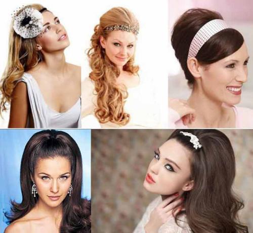 Свадебные прически с накладными прядями. В стиле ретро 01 Свадебные прически с накладными прядями. В стиле ретро 01