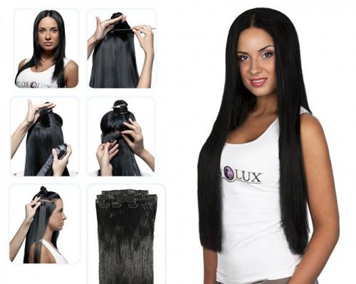 Прически с накладными цветными прядями. 12 причесок с накладными прядями