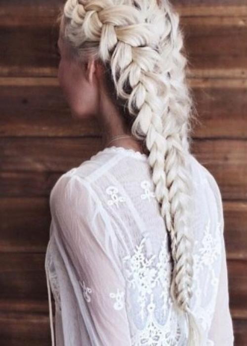 Косы с накладными волосами. Накладные пряди и их разновидность 07