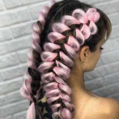 Косы с накладными волосами. Накладные пряди и их разновидность 13