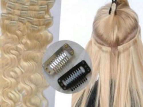 Накладные пряди из синтетических и человеческих волос. Что это такое? 01