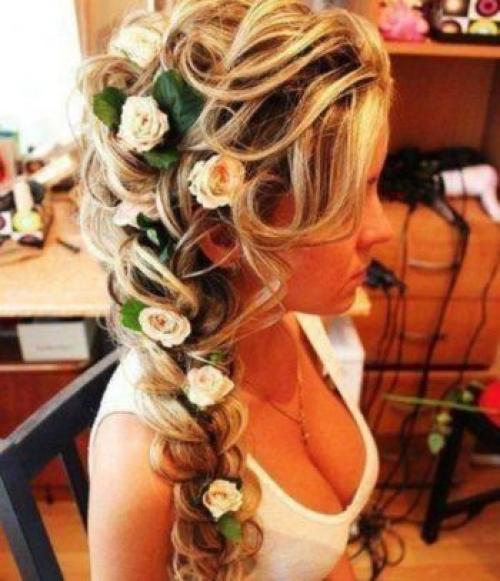 Прически из трессов. Стильные свадебные прически с накладными волосами – обзор и мастер-класс