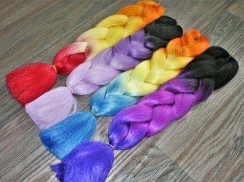 Накладные косы из канекалона. Создание причёски с канекалоном: оригинальный образ доступен каждому