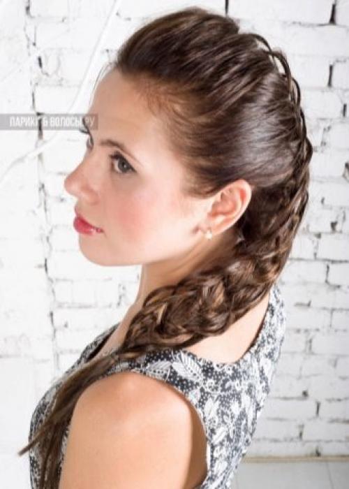 Коса из накладных волос. Повседневные 05 Коса из накладных волос. Повседневные 05