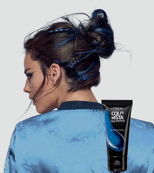 Какие краски и декоративные средства можно использовать для челки на две стороны. Как покрасить отдельные пряди?