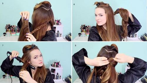 Невероятно красивые прически с накладными прядями. Свадебная прическа с трессами