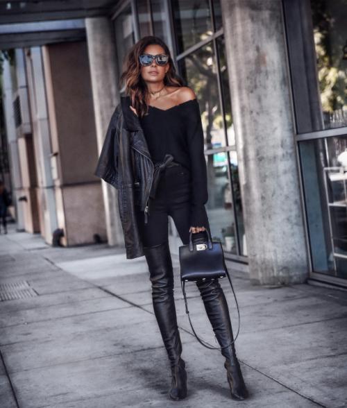 Носим ботфорты со вкусом. С чем носить сапоги-ботфорты осенью и зимой 2021-2022? Идеи для твоего образа!