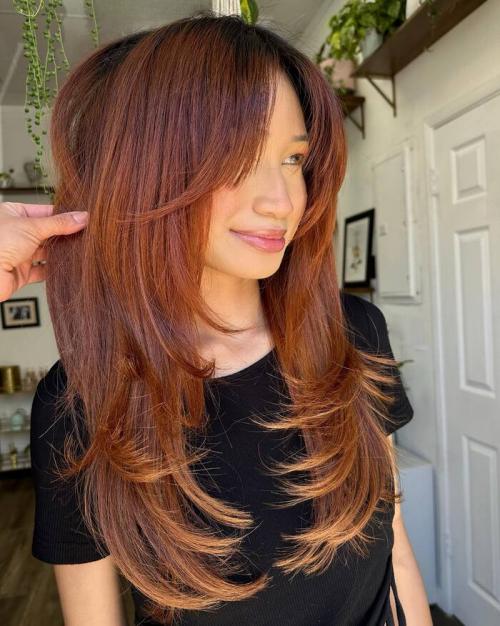 Профессиональный подстриг челка шторка: руководство для 2024 года 11