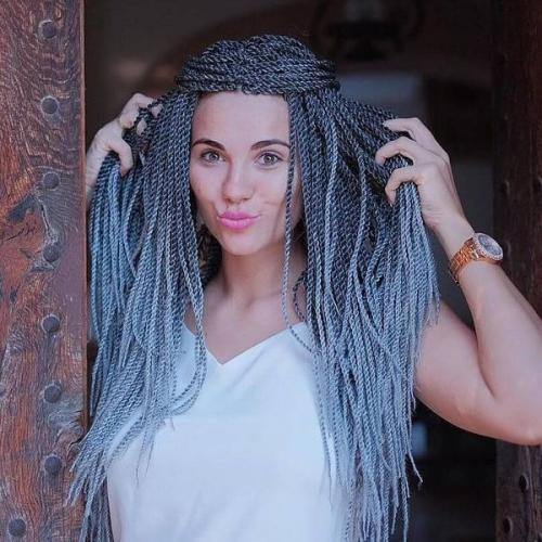 Как вплести канекалон в две косы. Плетение кос с канекалоном — модные варианты кос, а также инструкция по плетению (100 фото)