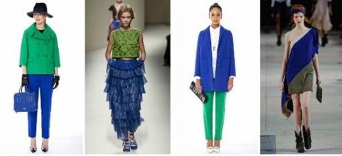 Синий и голубой цвет в одежде. С чем комбинировать вещи синего цвета