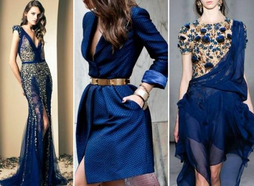 Синий и голубой цвет в одежде. С чем комбинировать вещи синего цвета