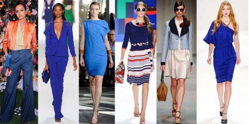 Синий и голубой цвет в одежде. С чем комбинировать вещи синего цвета