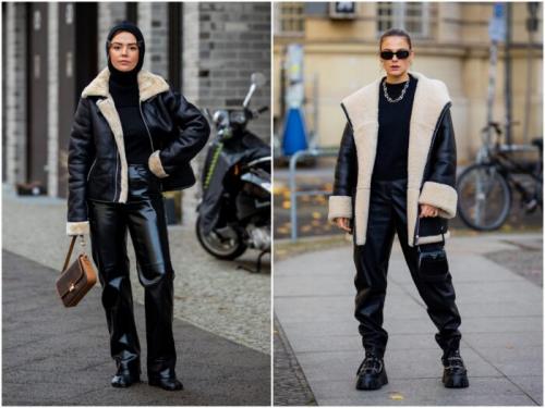 С чем носить широкие кожаные брюки. С чем носить женские кожаные брюки в 2022 году