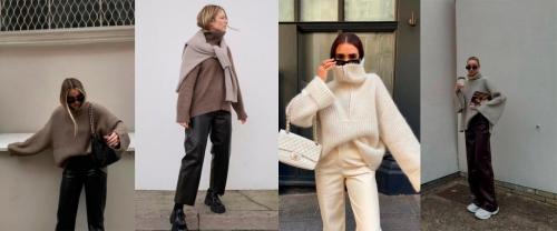 Модные кожаные брюки 2022. Гид по трендовым кожаным женским брюкам сезона осень 2022 31