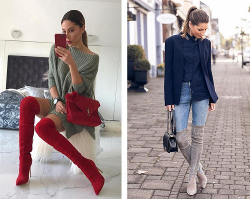 С чем нельзя носить ботфорты. Обзор стильных образов, с чем можно носить ботфорты и как правильно сочетать с одеждой