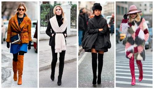 С чем нельзя носить ботфорты. Обзор стильных образов, с чем можно носить ботфорты и как правильно сочетать с одеждой