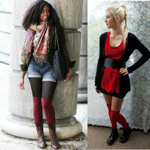 С чем носить высокие гольфы выше колена в 2022 году. С чем носить высокие гольфы – фото и описание модных вариантов