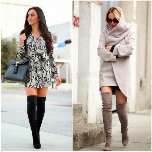 С чем носить ботфорты не рекомендуется. Как носить ботфорты