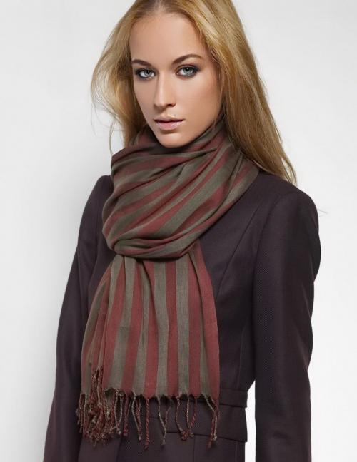 Как завязать палантин на пальто. Способы завязать палантин на пальто разных фасонов  05