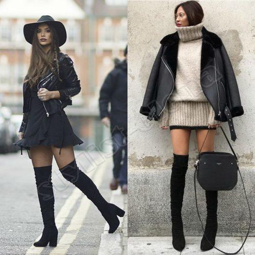 Ботфорты с лосинами. Как нельзя носить ботфорты