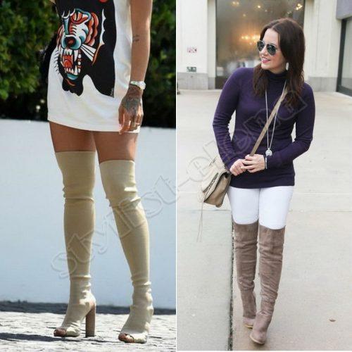 Ботфорты с лосинами. Как нельзя носить ботфорты