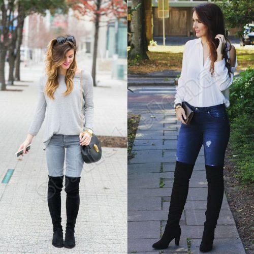 Ботфорты с лосинами. Как нельзя носить ботфорты