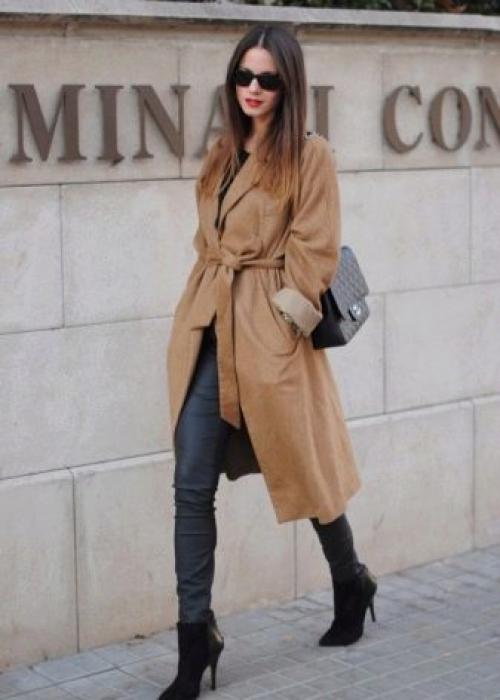 Как и с чем носить женское приталенное пальто. С чем носить женское пальто? 22