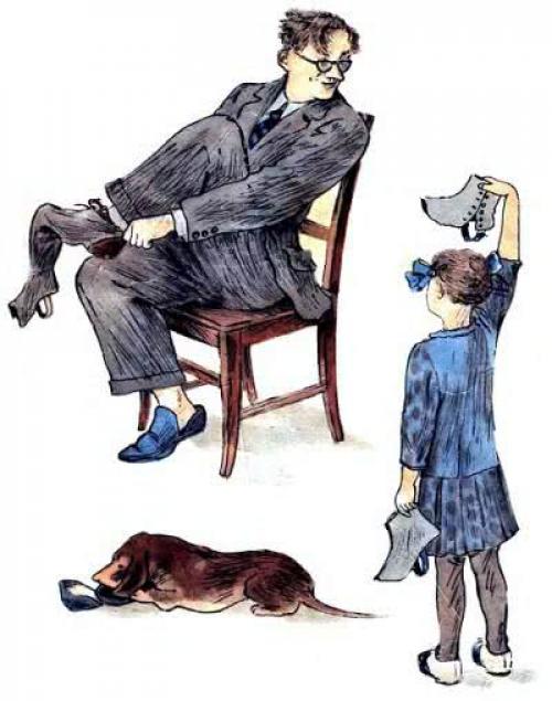 Маршак Вот, какой рассеянный распечатать. Вот, какой рассеянный — Самуил Маршак