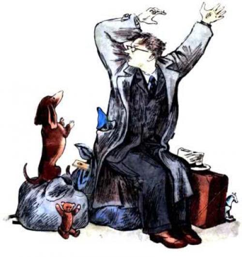 Маршак Вот, какой рассеянный распечатать. Вот, какой рассеянный — Самуил Маршак