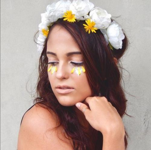 Цветочный макияж. Макияж с цветами: как создать