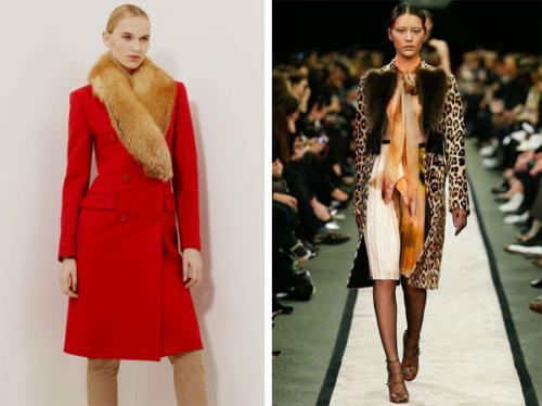 C чем можно носить зимнее пальто с мехом и без. Пальто с меховым воротником или с чем носить зимнее пальто с мехом